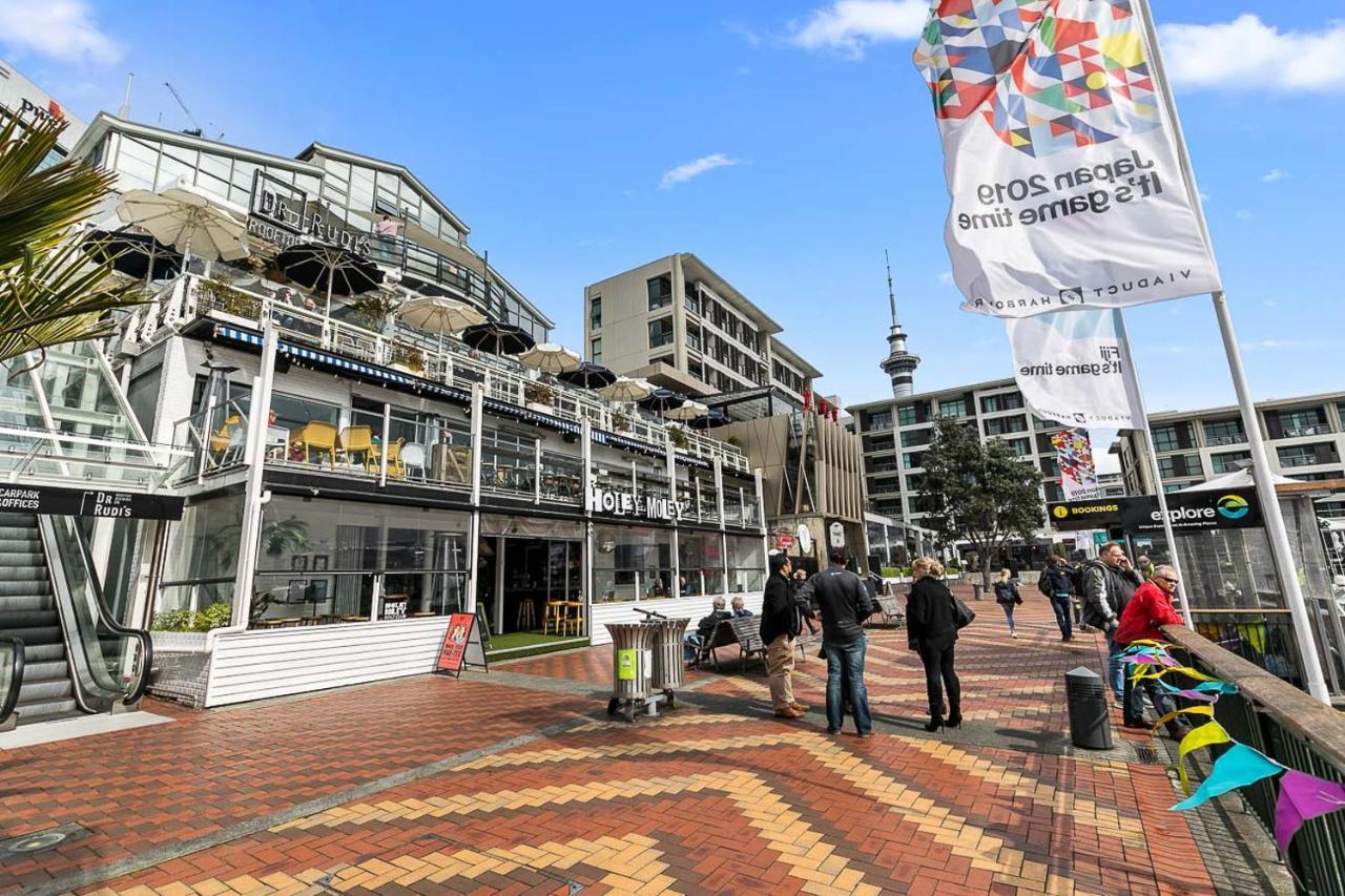オークランドDazzling Sea Views - Heart Of The Viaductアパートメント エクステリア 写真